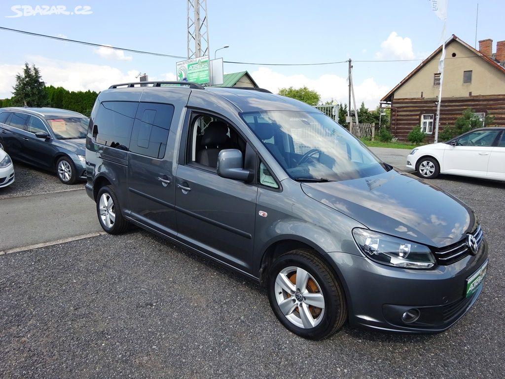 VW CADDY MAXI Comf. 2,0 TDI+DSG + INVALIDA - 1.Maj