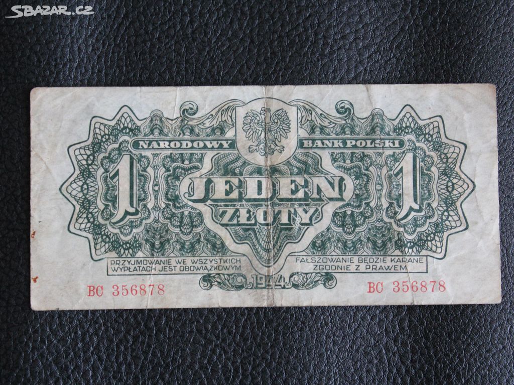 Polsko 1 Zlotý 1944