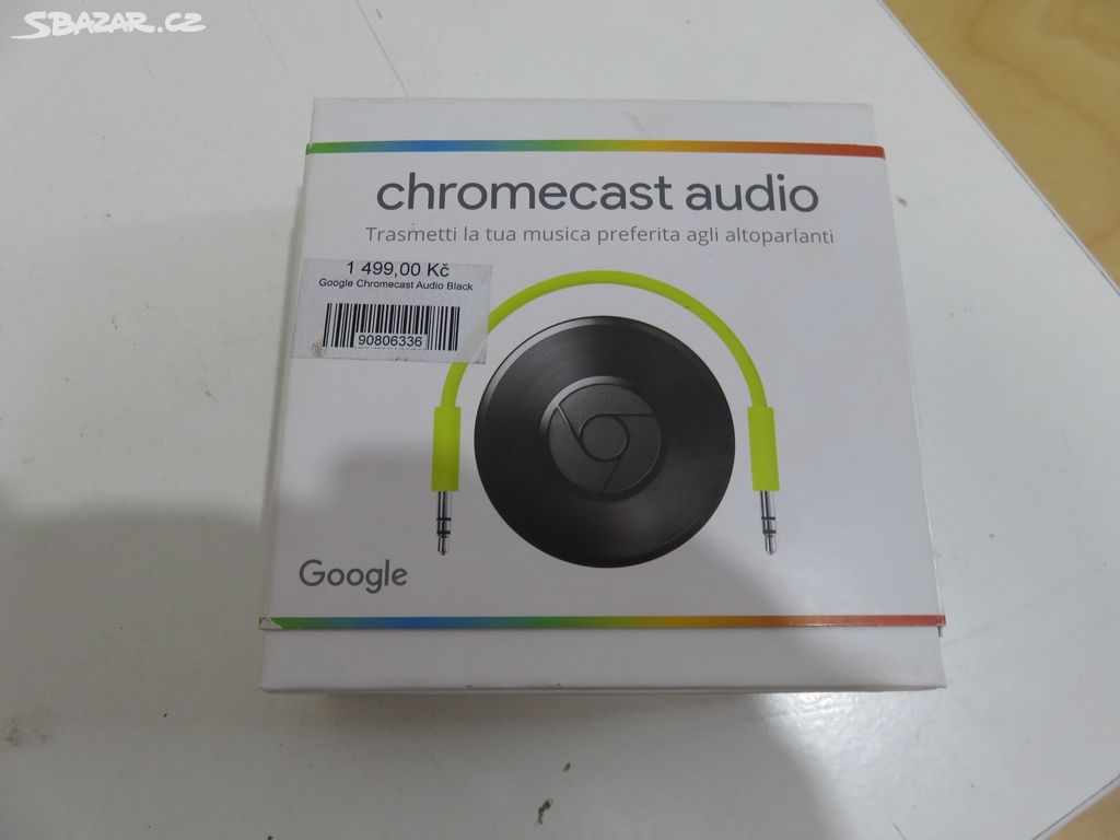 Multimediální centrum Google Chromecast Audio