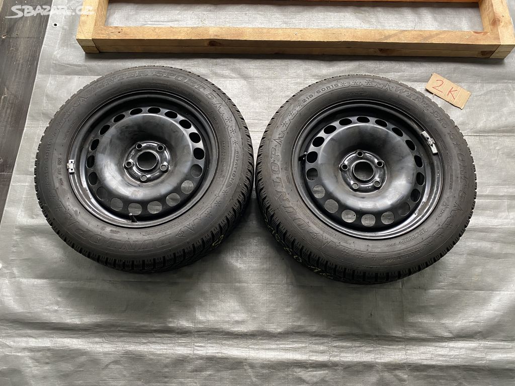 16 kola na Škoda 5x112 mm, 2ks