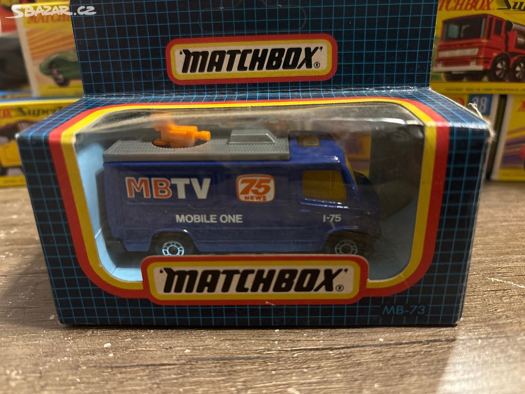 Matchbox camionnette de reportage t.v.