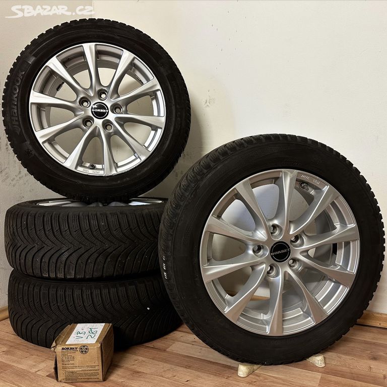 KIA/HYUNDAI/MAZDA 5x114,3 R16 ET50+ZIMNÍ 205/55R16