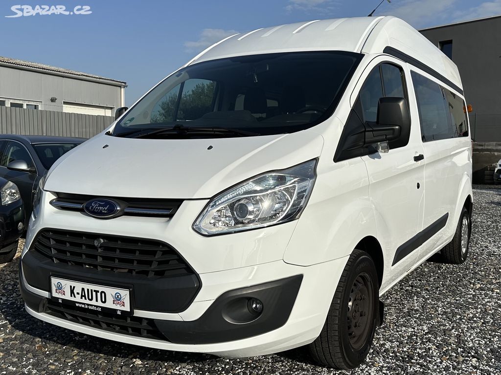 Ford Transit Custom 2.2TDCi 74kW 9míst,Klima,PDC