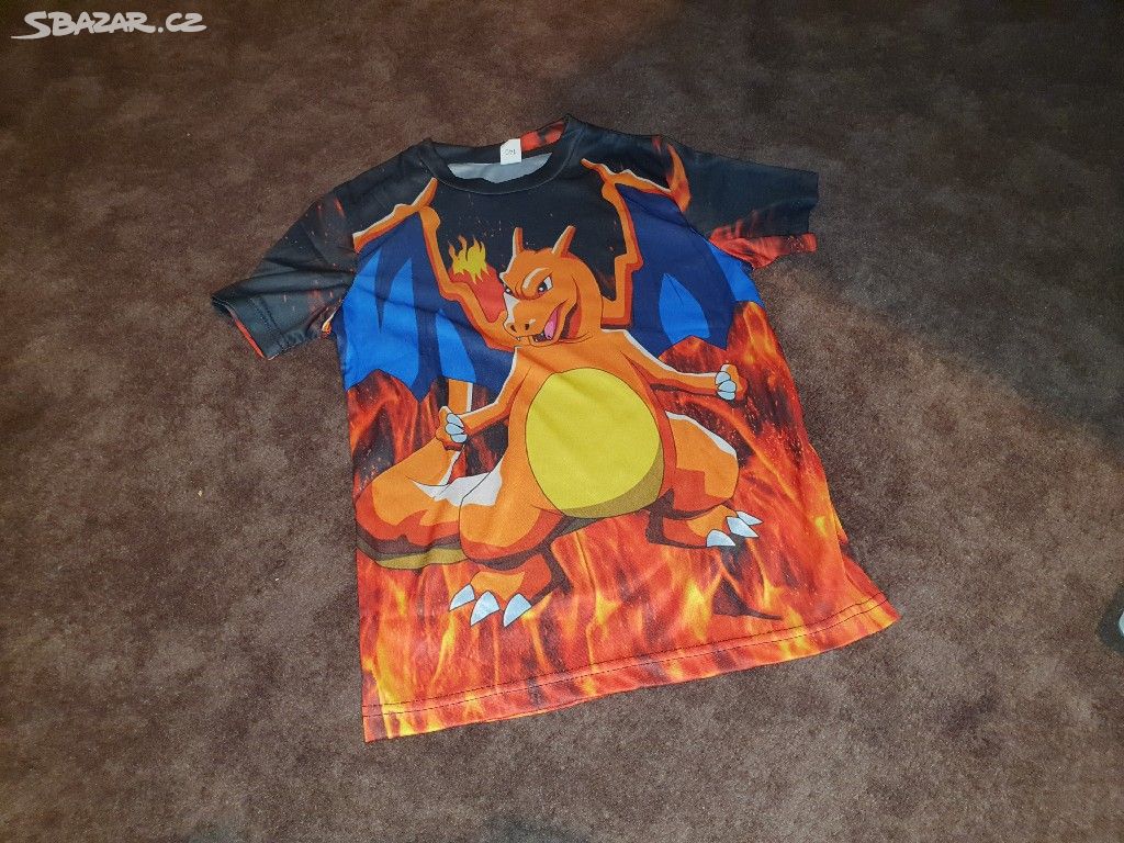 Dětské funkční triko Charizard velikost 140