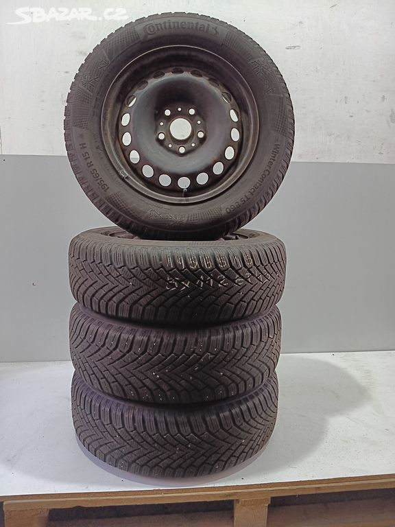 Zimní kola 5x112 R15 ET43 pneu 195/65/15/