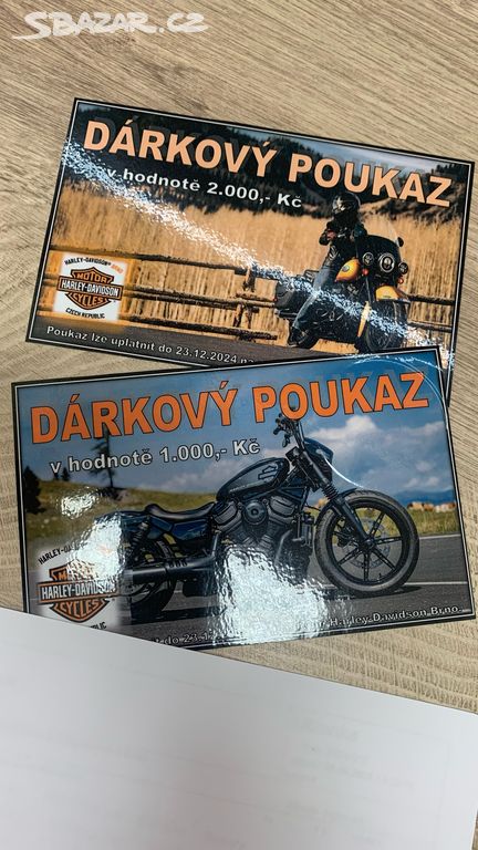 Poukazy do Harley-Davidson Brno