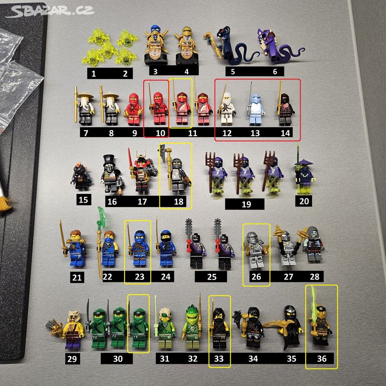 LEGO minifigurky Ninjago