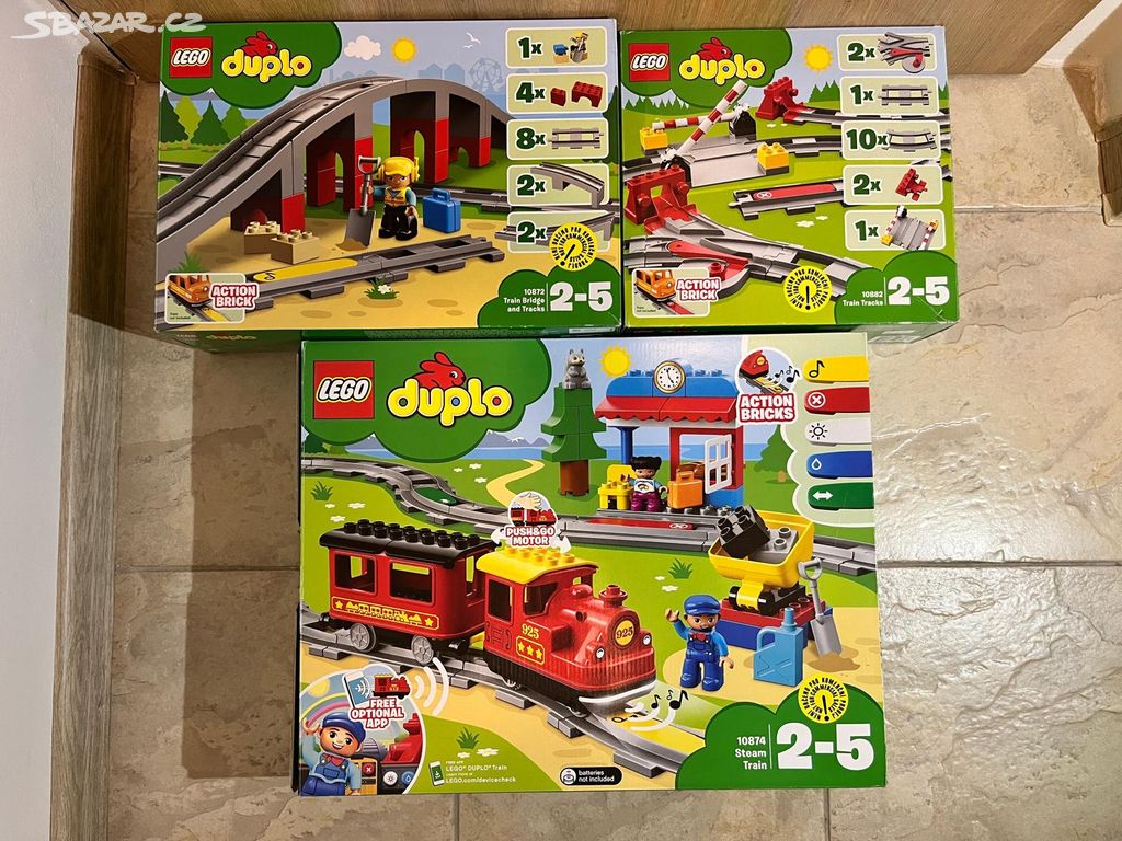 SET LEGO DUPLO 10874 + 10882 + 10872