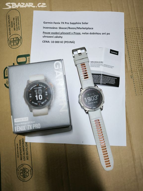 Garmin Fenix 7X Pro Sapphire Solar Titanium