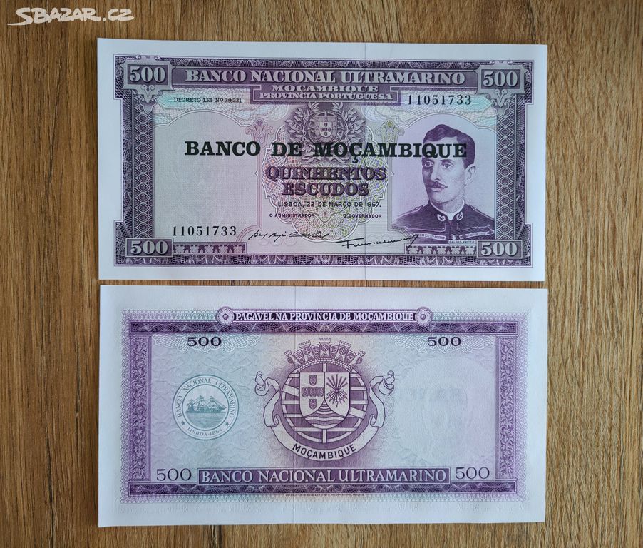 Mozambik - 500 escudos - rok 1967