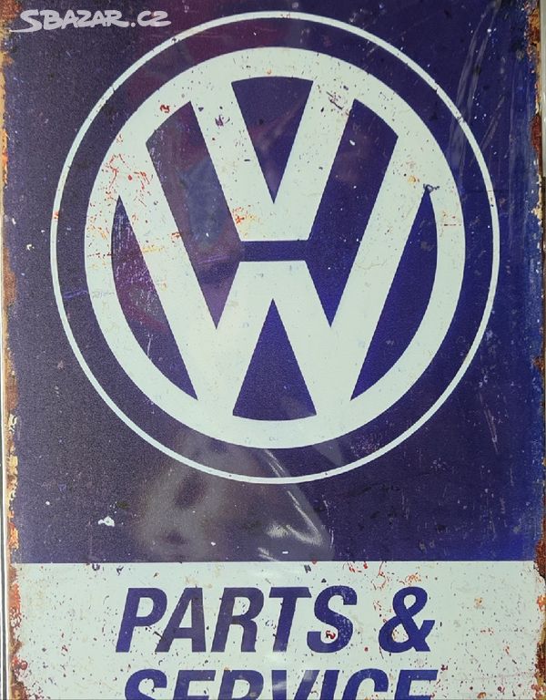 Plechová cedule VW SERVICE