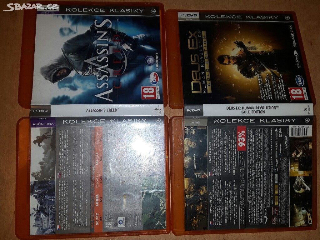 PC DVD Assassin's Creed Deus Ex Human Revolution