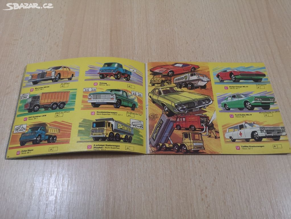 Matchbox 1970 catalog sales