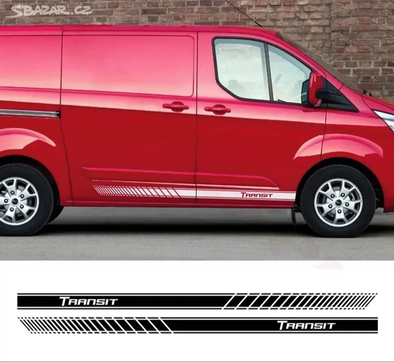 Náhled: FORD TRANSIT / samolepky na karoserii