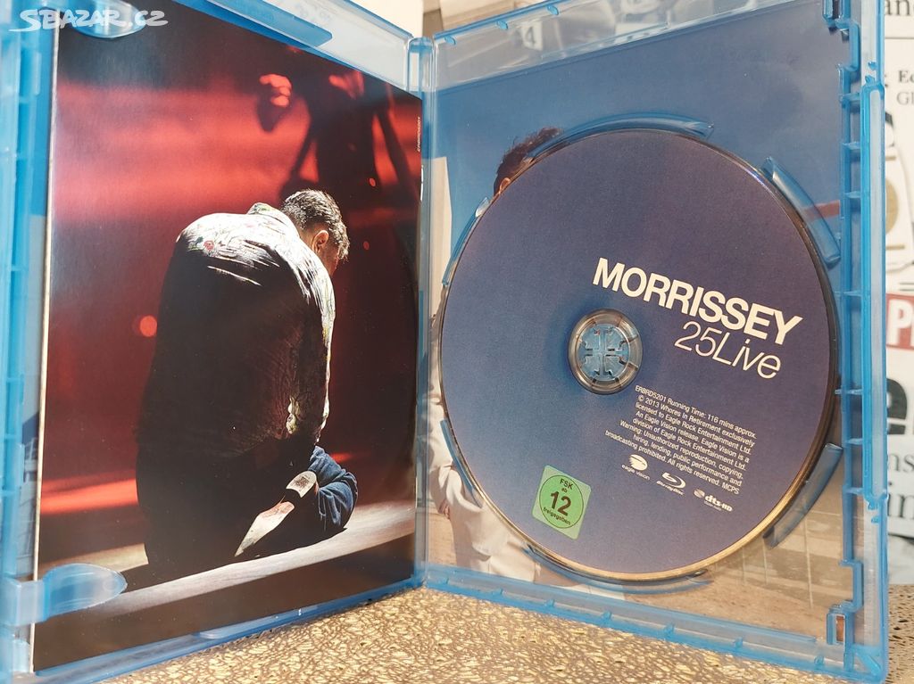 Morrissey - 25live Koncert na disku Blu-ray - Praha - Sbazar.cz