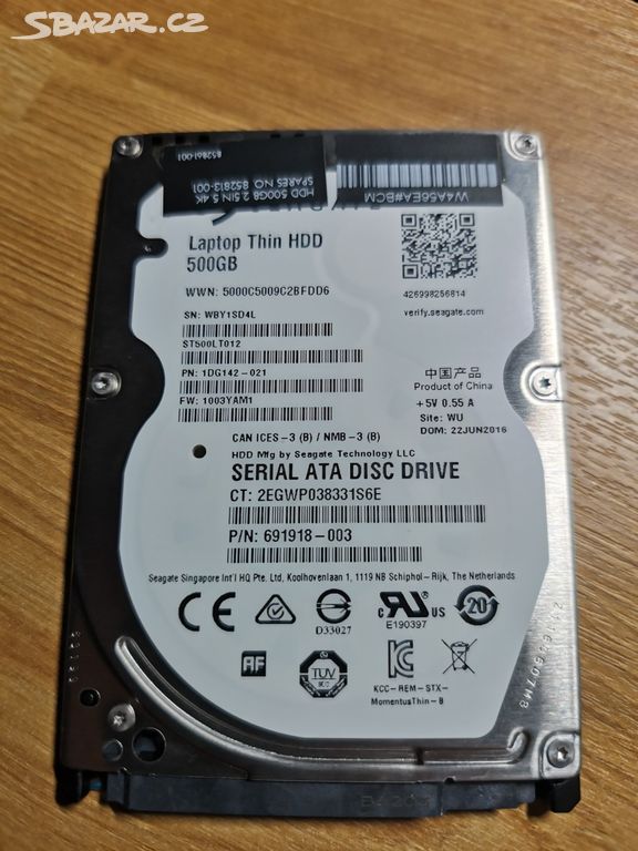 246 Disk HDD 500gb 2,5 Seagate