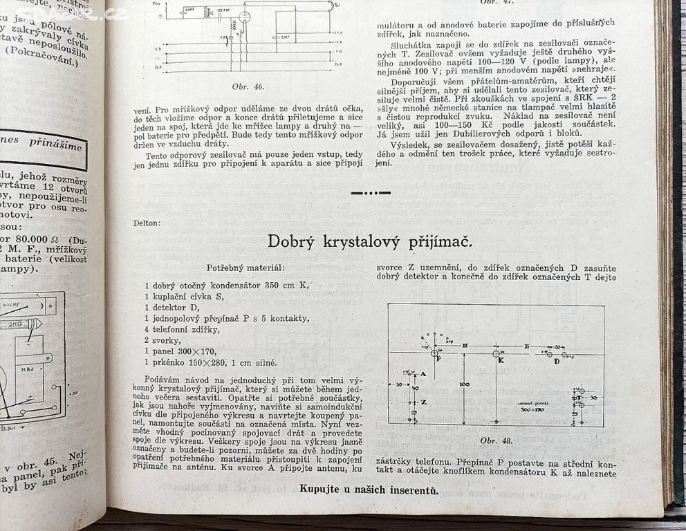 Časopisy ČESKOSLOVENSKÝ RADIOSVĚT, rok 1927