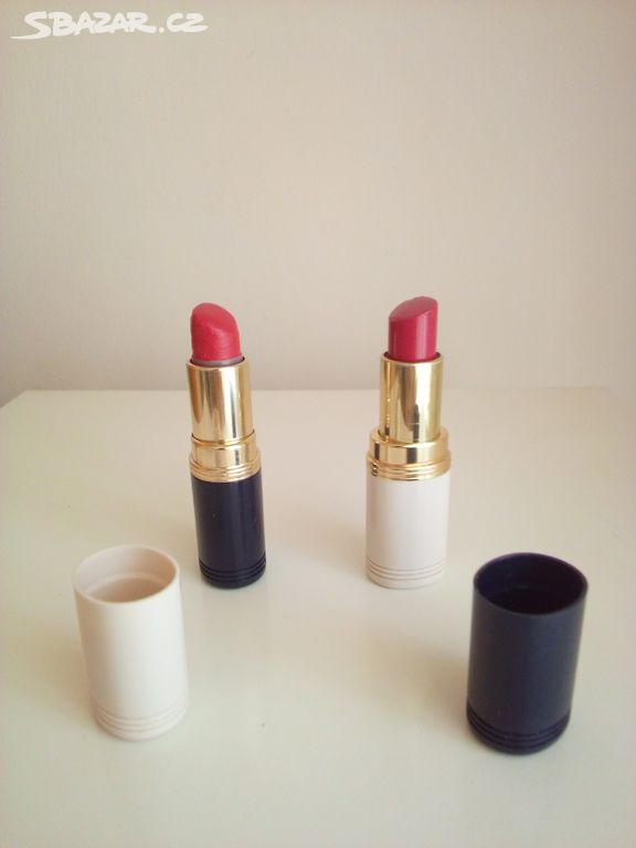 2 rtěnky zn. Max Factor z konce 80. let