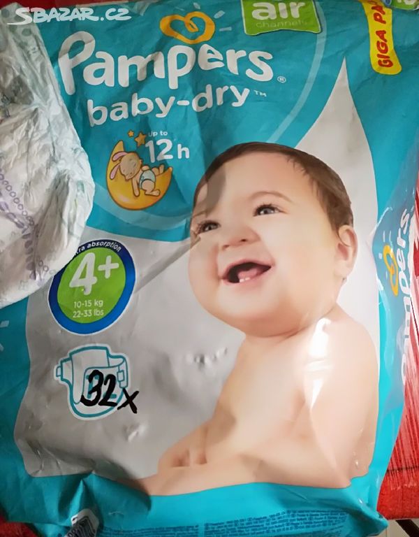 Pleny Pampers 4+