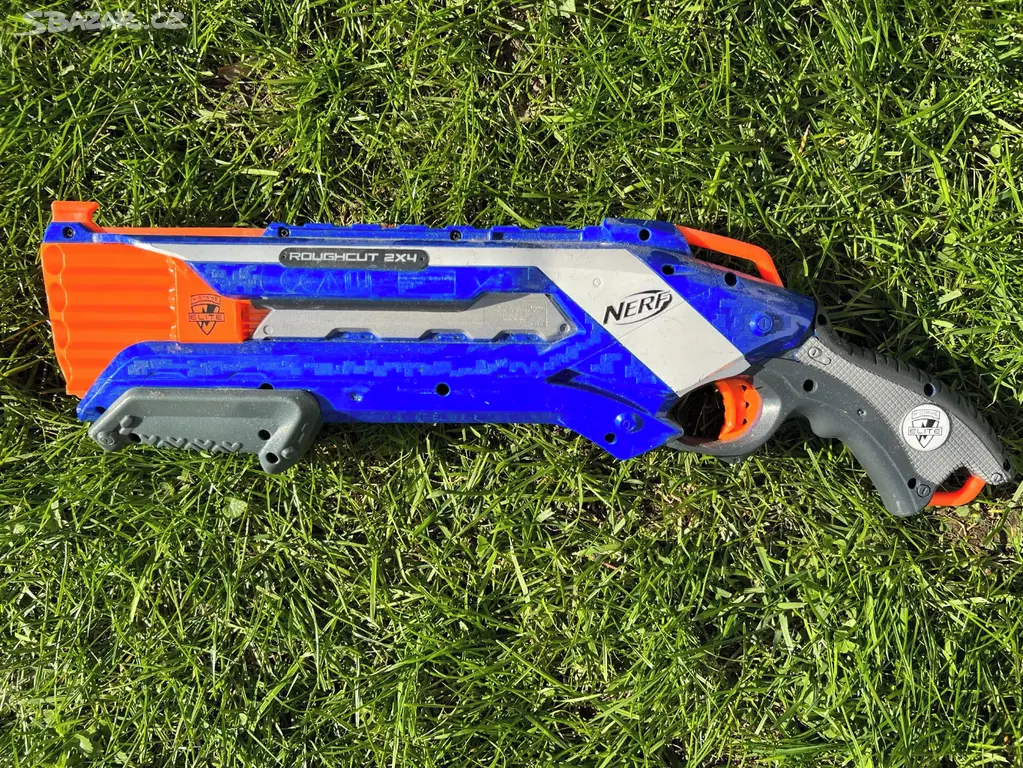 Nerf Elite Rough Cut - Blaster Multishot Qui Tire 2 Fléchettes à La Fois
