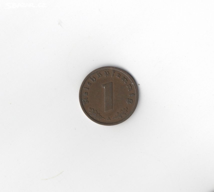 Mince Německo 1 říšský fenik 1939 A