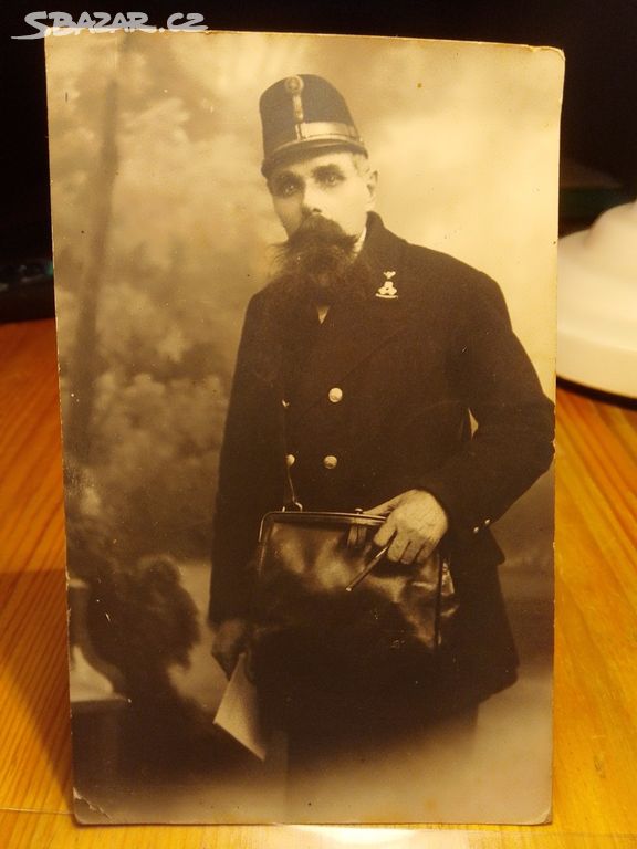 Stará pohlednice "Pošmistr" Rakousko-Uhersko 1916