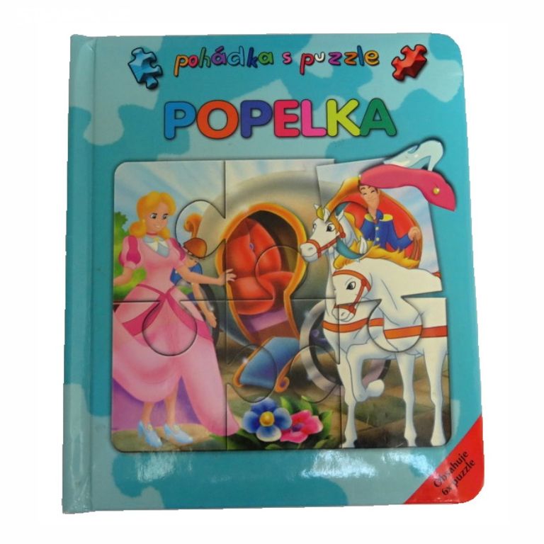 NOVÉ Kniha s puzzle POPELKA - Pohádka s puzzle