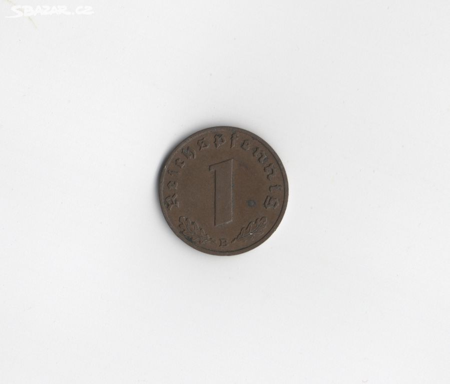 Mince Německo 1 říšský fenik 1939 B