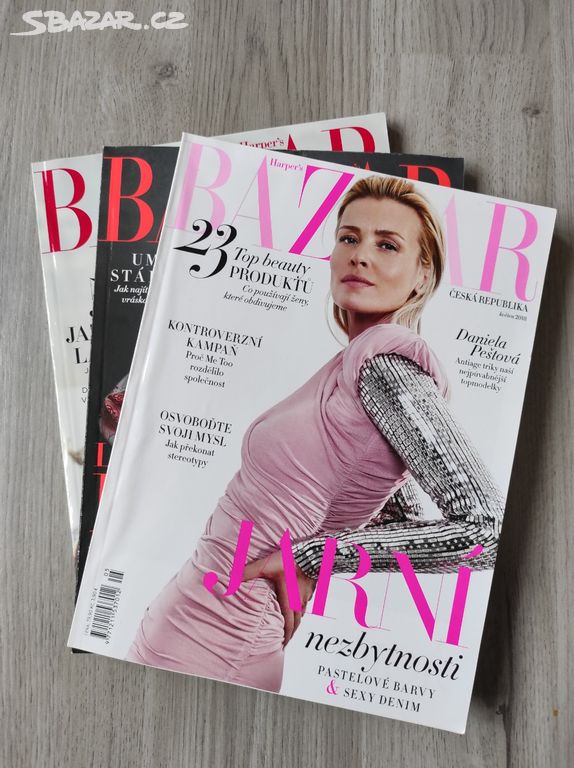 Časopisy Harper's Bazar - 3 čísla z roku 2018