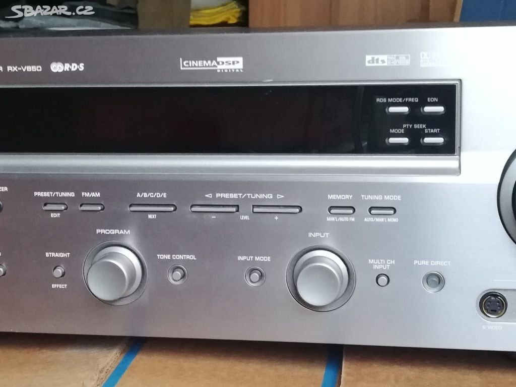 YAMAHA HiFi RECEIVER, tuner, ZESILOVAČ RX-V650