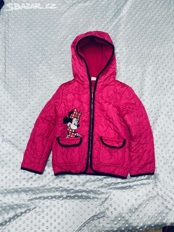 nová prošívaná/Přechodová bunda Minnie 110/116