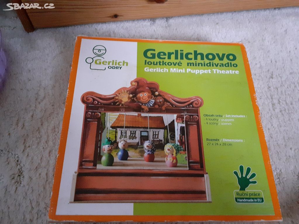 Gerlichovo loutkové minidivadlo, 4 loutky, 4scény