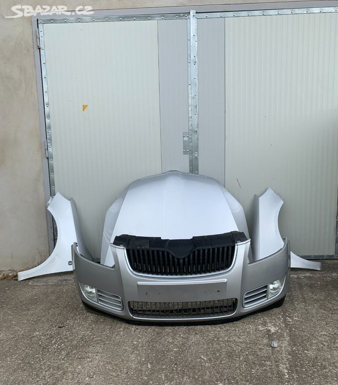 skoda fabia 2 II stribrny kapota naraznik blatnik - Beroun - Sbazar.cz