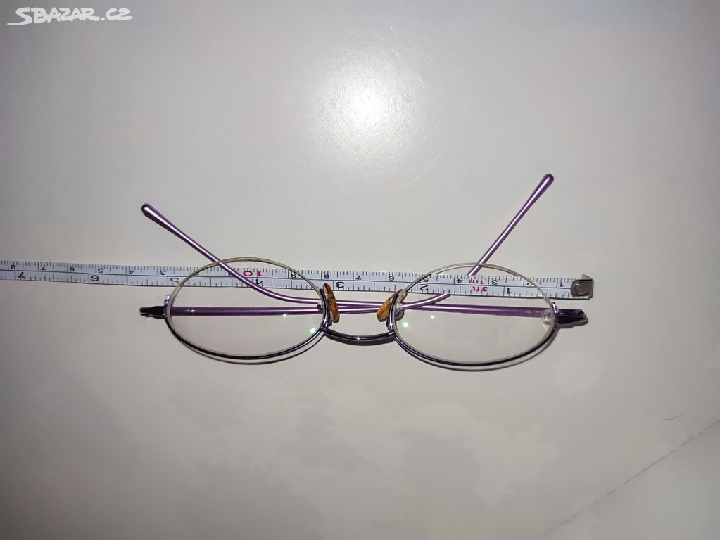 Dioptrické brýle - růžové 2 ks