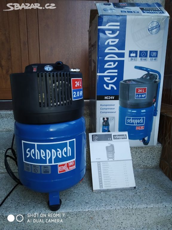 Prodám Bezolejový kompresor Scheppach HC 24 V