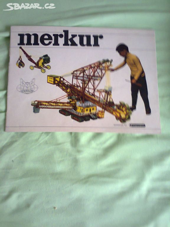 Stavebnice MERKUR, číslo 201, kompletní, rok 1977.