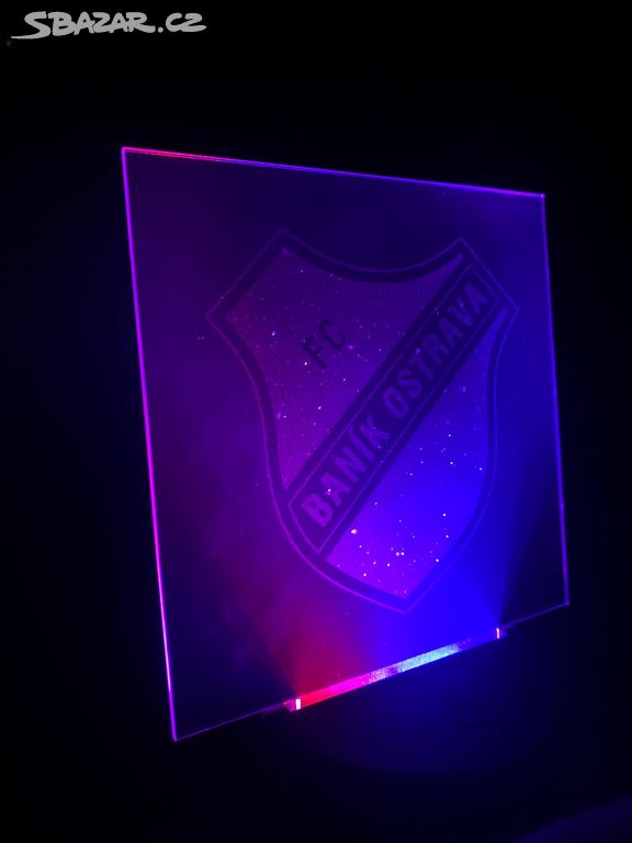LED Lampička s logem FC Baník Ostrava