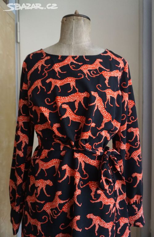 Dámské šaty s gepardy zn.ONLY vel.38, 1x nošené