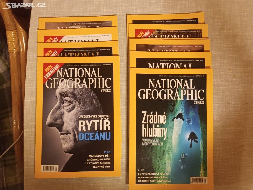 National geographic 2010 Čísla 2, 4, 6-12