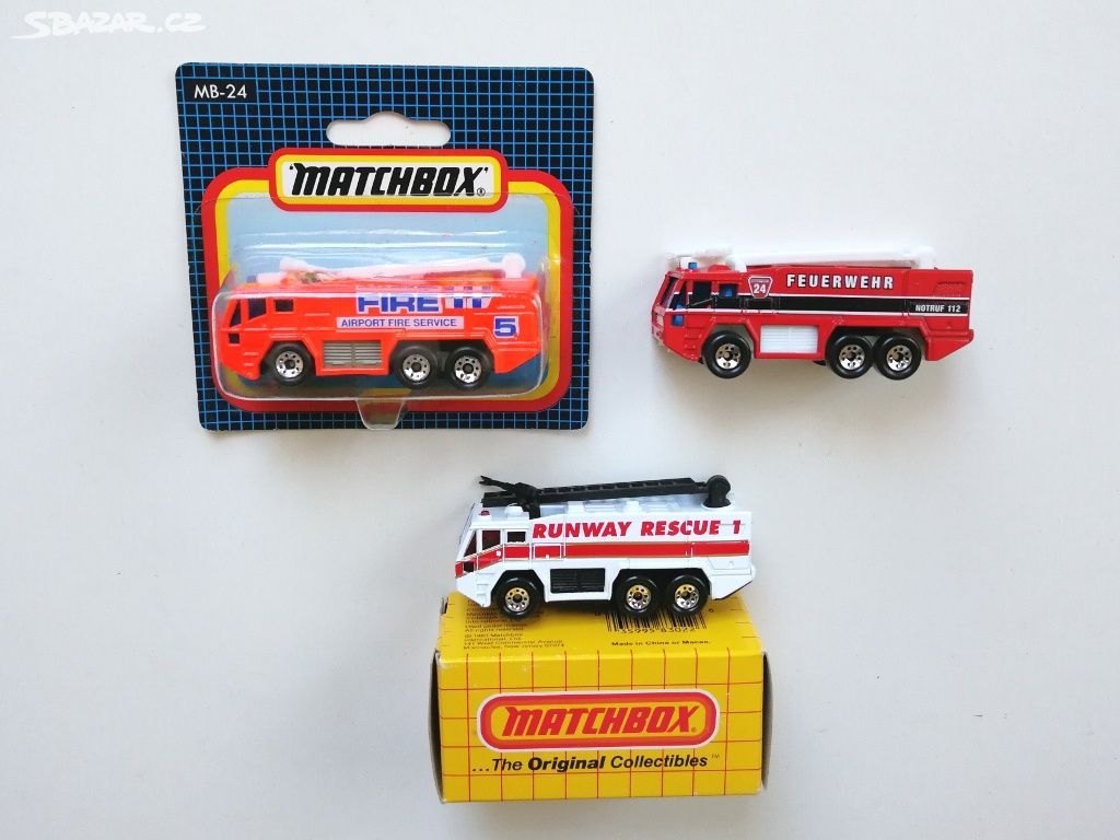 Matchbox Airport Fire Truck Praha Sbazar.cz
