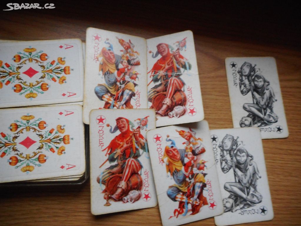 Hrací karty "Kanasta" z DDR