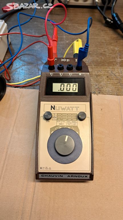 3 fázový digitální wattmetr NUWATT Chauvin Arnoux