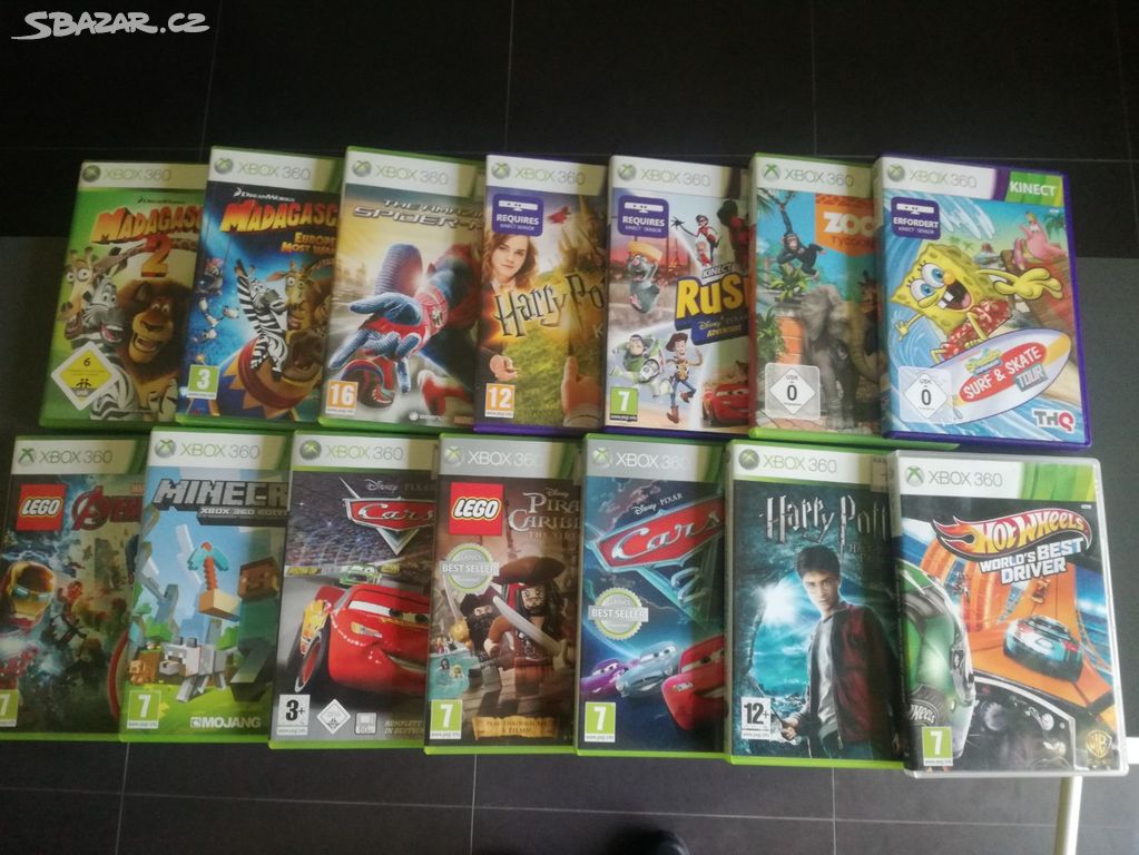 Různé hry na Xbox 360