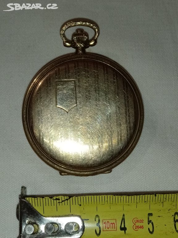 Zlacené kapesní hodinky CHRONOMETRE TEGRA J.B.B.