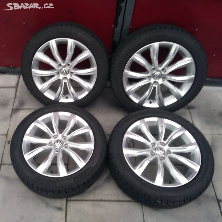 18"-ZIMNÍ OBUTÁ ALU KOLA 5x112 ORIGINÁL VW T-ROC