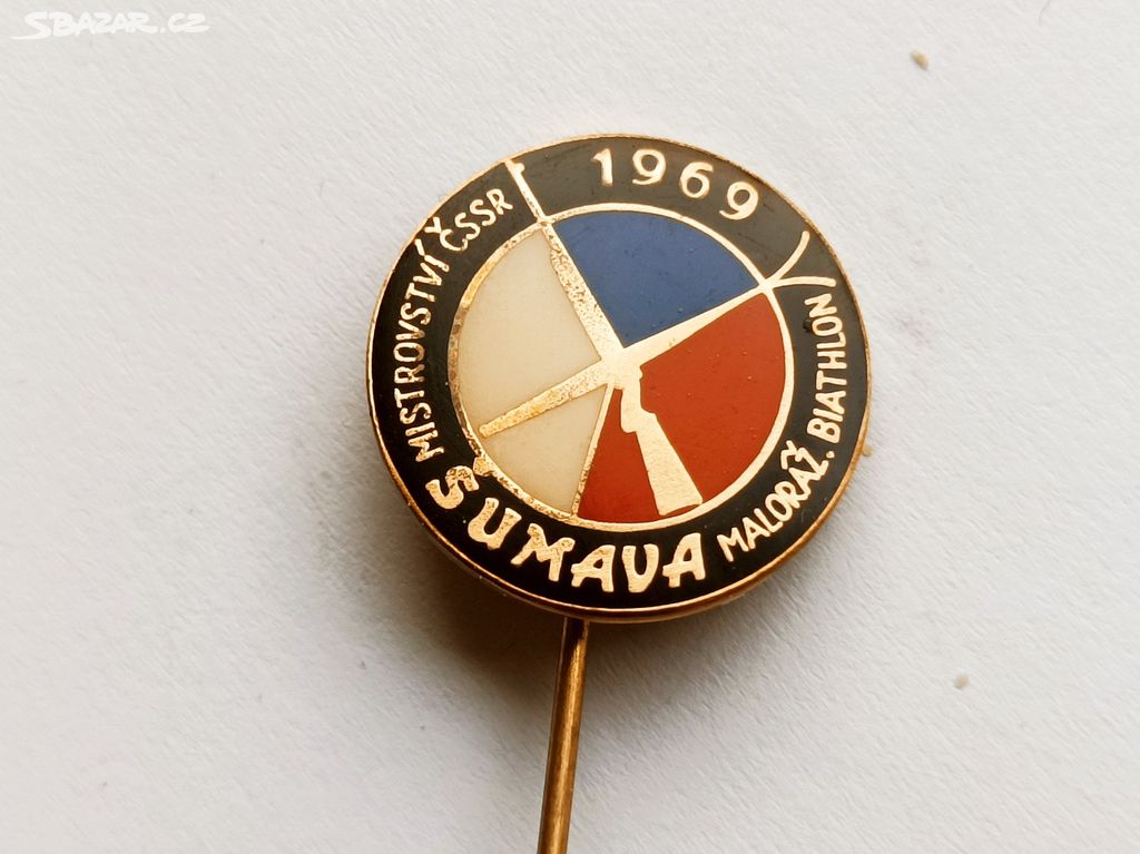 Odznak MISTROVSTVÍ  ČSSR BIATHLON ŠUMAVA 1969