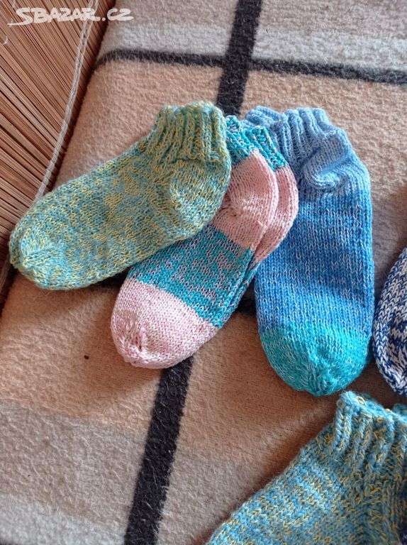 Ponožky pletené vel 5,6 a větší