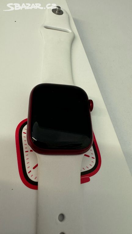 Apple Watch 7 41mm Red s krabičkou