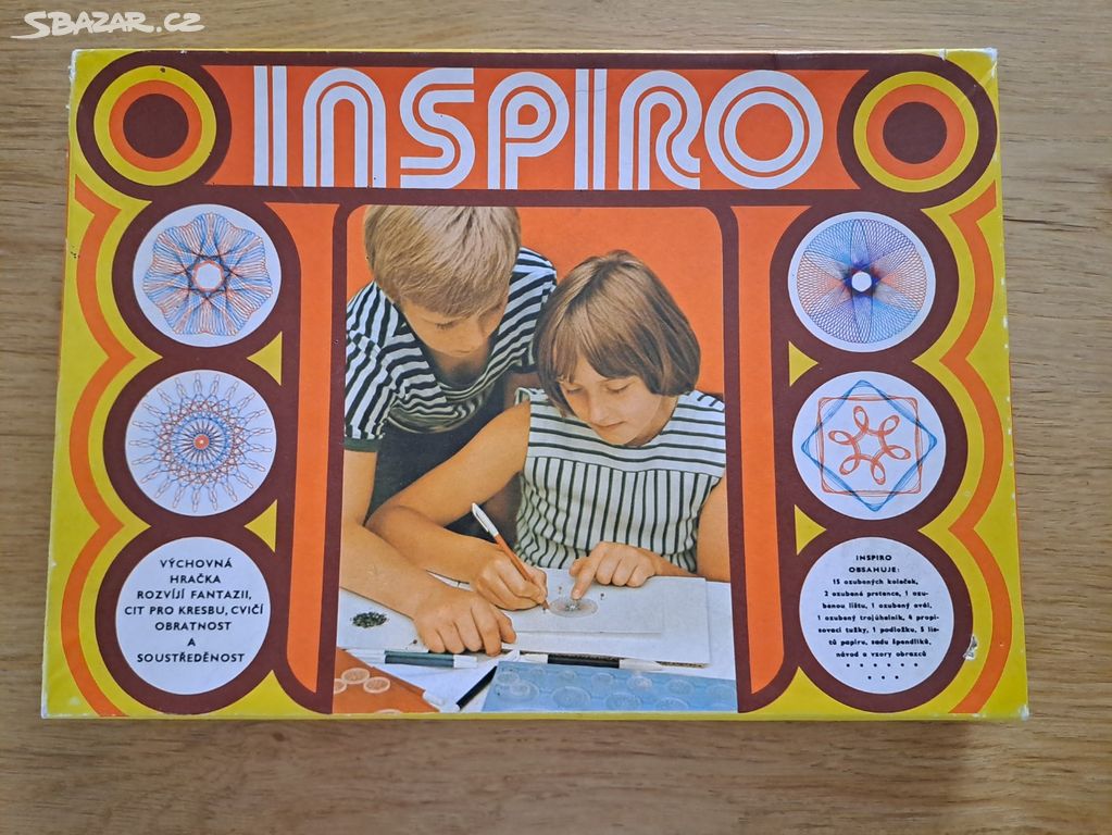 Retro kreativní hra Inspiro