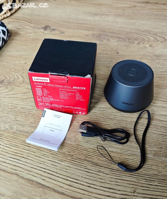 Reproduktor Lenovo K3 Pro Bluetooth Speaker Black